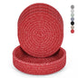Heat-Resistant Trivet Set for Hot Pots & Pans with Storage Basket