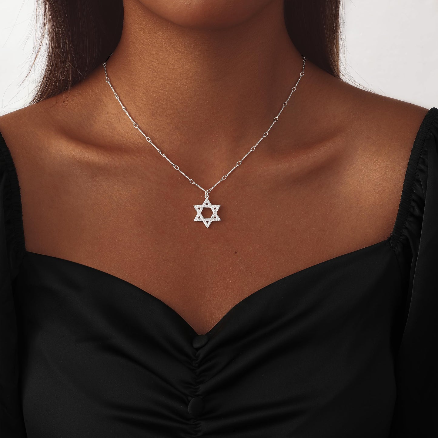 Coshilta Layered Gold Necklaces for Women, 14K Plated Gold Sterling Silver Plated Dainty Pendant Necklace Set with Cubic Zirconia,Stackable Chain Choker,Trendy Personalized Jewelry Gift Non Tarnish