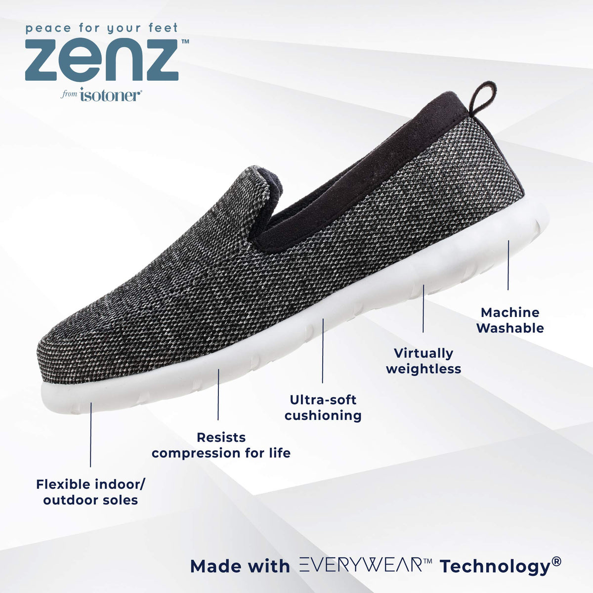 isotoner Zenz Men's Hatch Knit Boater Moccasinisotoner Zenz Men's Hatch Knit Boater Moccasin