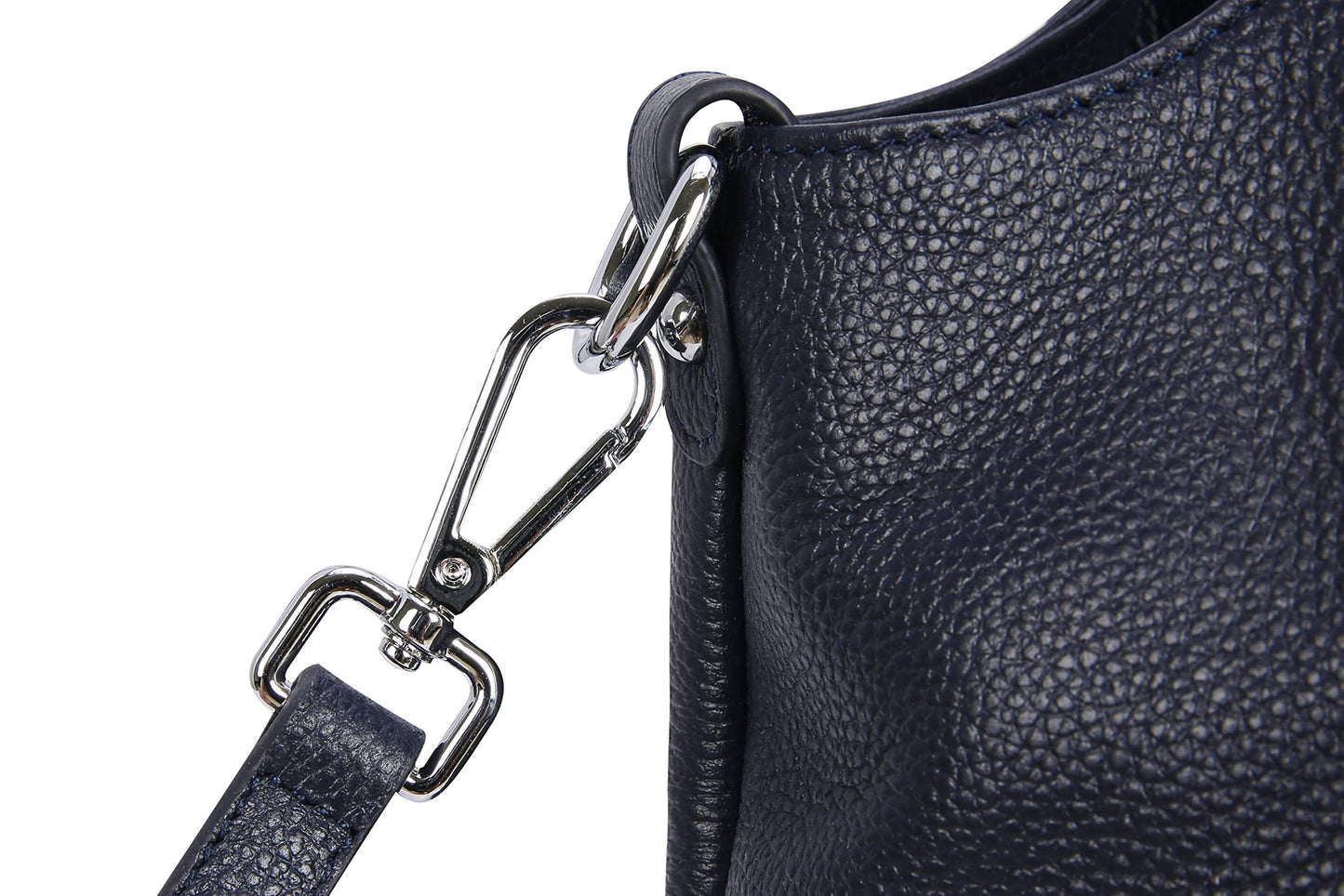 Iswee Leather Satchel Women Purse and Handbag Crossbody Shoulder Bag Hobo | Genuine Cowhide Leather Tote Top Handle Bag Soft & Durable Medium Size Bags with Detachable Multiple Pocketbooks Trendy