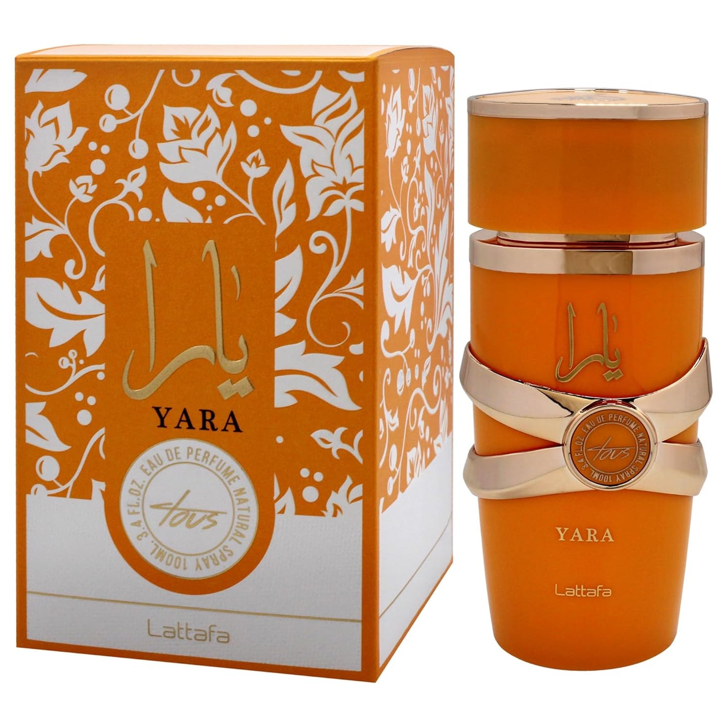 Lattafa Yara Tous - Tropical, Fruity, Floral, Vanilla - Eau de Parfum Long-Lasting Fragrance for Women, 3.40 Ounce / 100 ml
