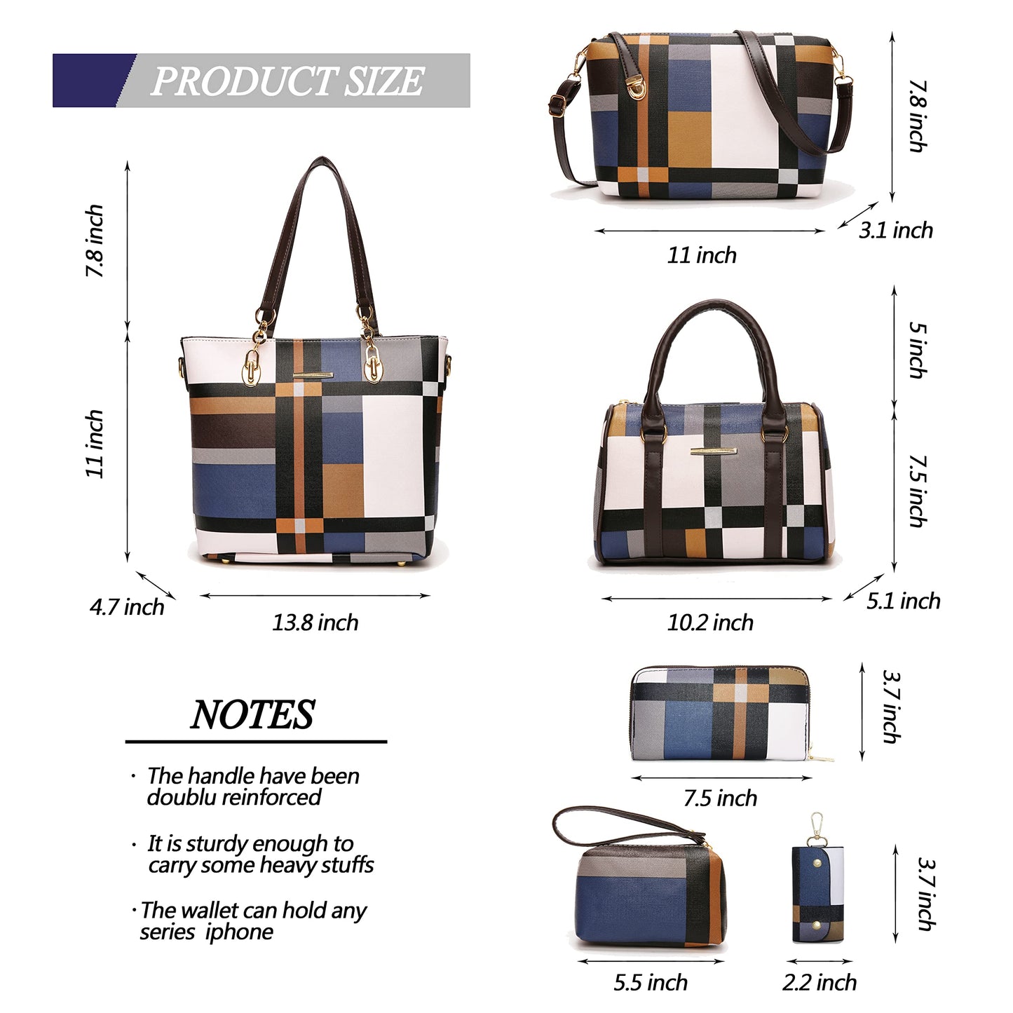 2E-youth Designer Purses and Handbags for Women Satchel Shoulder Bag Tote Top Handle Bag
