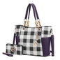MKF Collection Tote Bag for Women, Handbag Set with Wallet-Top-Handle Bag Vegan Leather Purse by Mia K