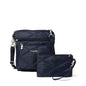 Baggallini Pocket Crossbody Bags for Women 8x8 Small Lightweight Durable Water-resistant Travel Purse W/Rfid