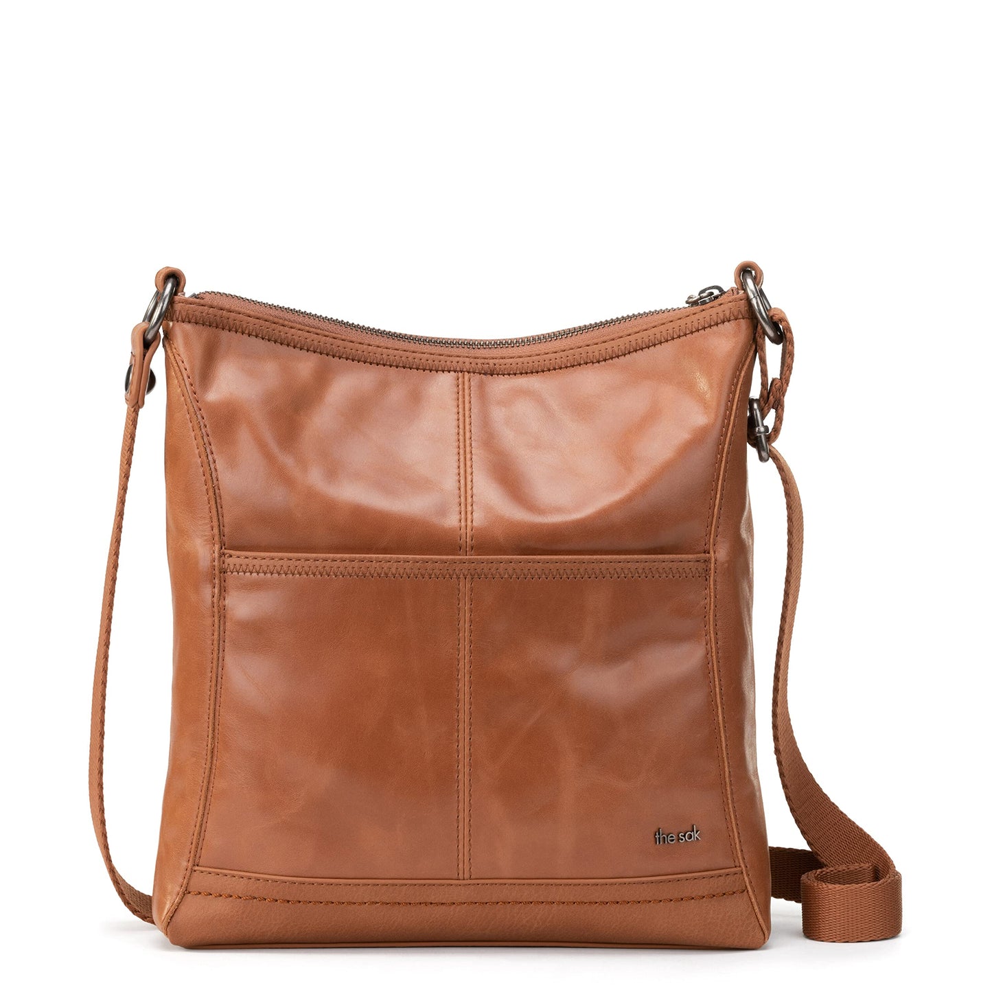 The Sak iris Leather Crossbody Purse - Women's Handbag for Everyday & Travel - Cross Body Bag With Zipper Closure