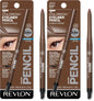 Revlon ColorStay Pencil Waterproof Eyeliner, Smudge-Proof, Eye Makeup with Built-In Sharpener, Long-Lasting, Matte Finish, 201 Black, 2 pack