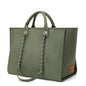 Lee Large Shoulder Tote Bag for Women Vegan Leather Top-Handle Bag