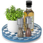 AMH Lazy Susan Wooden Organizer for Table Top