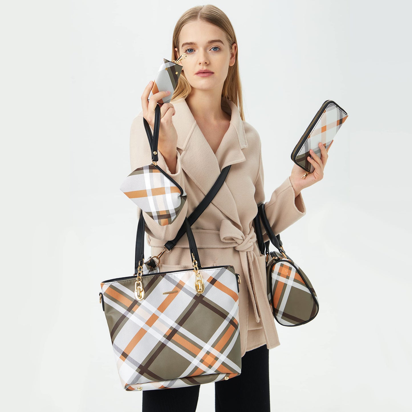 2E-youth Designer Purses and Handbags for Women Satchel Shoulder Bag Tote Top Handle Bag