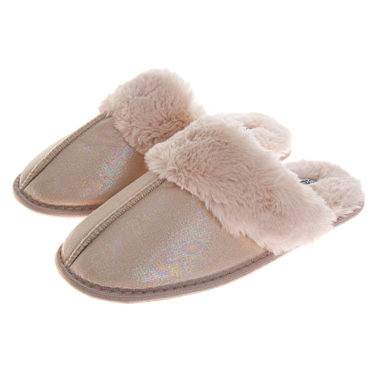 Avalanche Womens Fuzzy Slippers Plush Indoor House Shoes Cute Cozy Slip-On Soft Comfy Bedroom Slides Size 5-10 US Womens