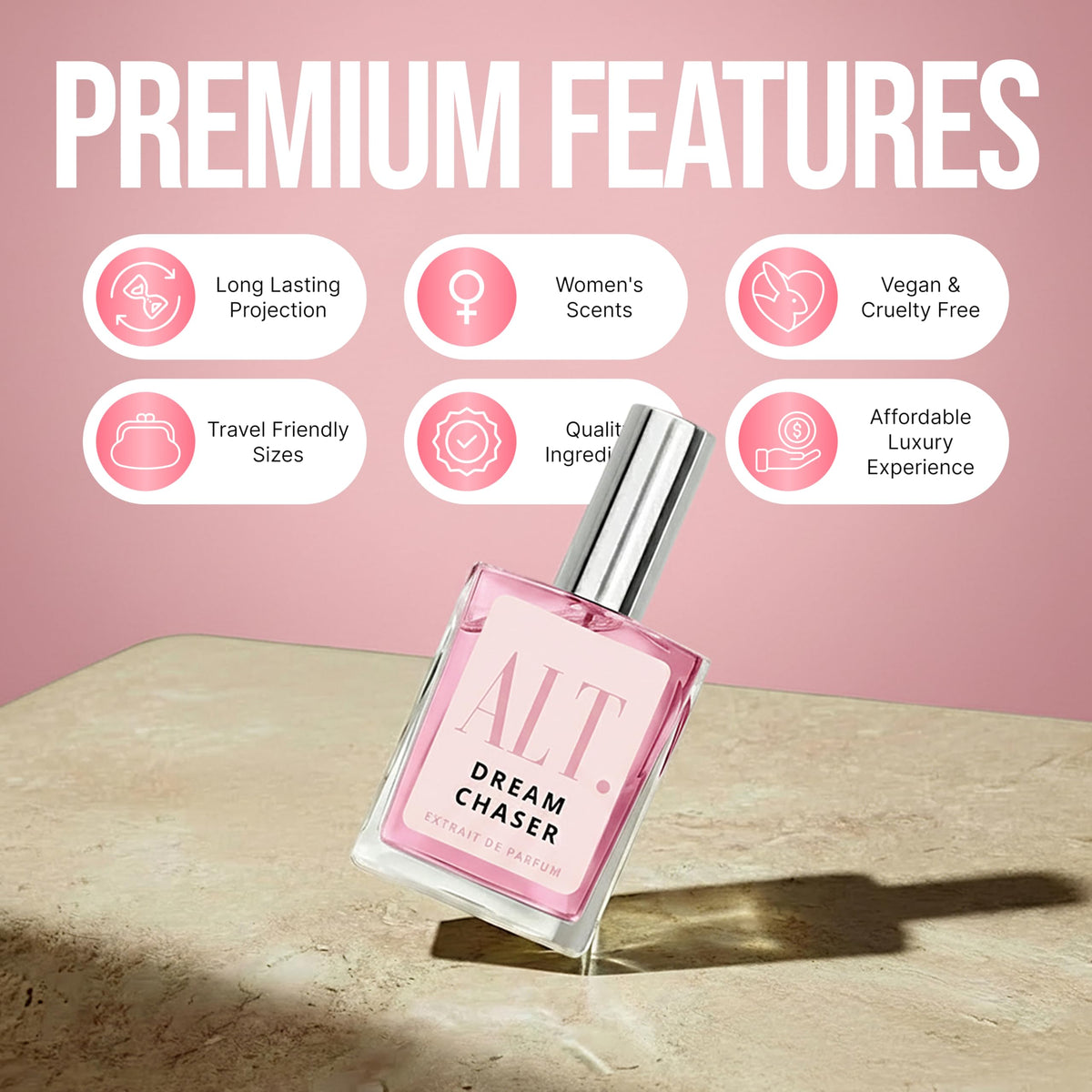 ALT. FRAGRANCES Crystal No. 23 – Inspired by Bac. Roug. 540, Unisex Perfume, Extrait de Parfum, Long Lasting Perfume for Men & Women with Jasmine, Amberwood & Cedar Notes, 60ml