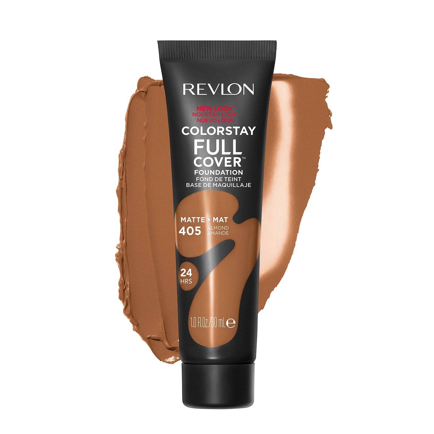 Revlon ColorStay Full Cover Longwear Matte Foundation, Heat & Sweat Resistant Lightweight Face Makeup, 200 Nude, 1.0 fl oz