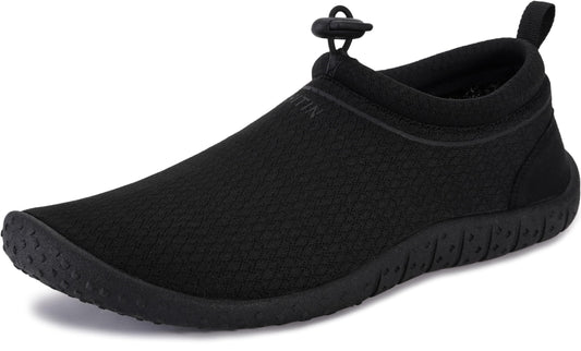 WHITIN Women's Multi-Purpose Feather Water Shoes All Black 10WHITIN Women's Multi-Purpose Feather Water Shoes All Black 10