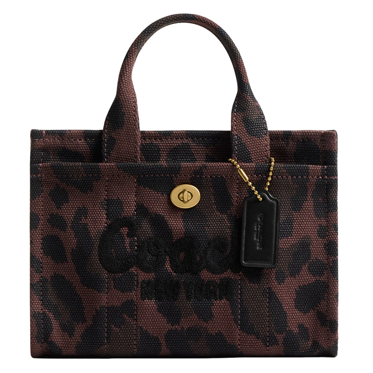 Embroidered Cherry Denim Cargo Tote 20Embroidered Cherry Denim Cargo Tote 20