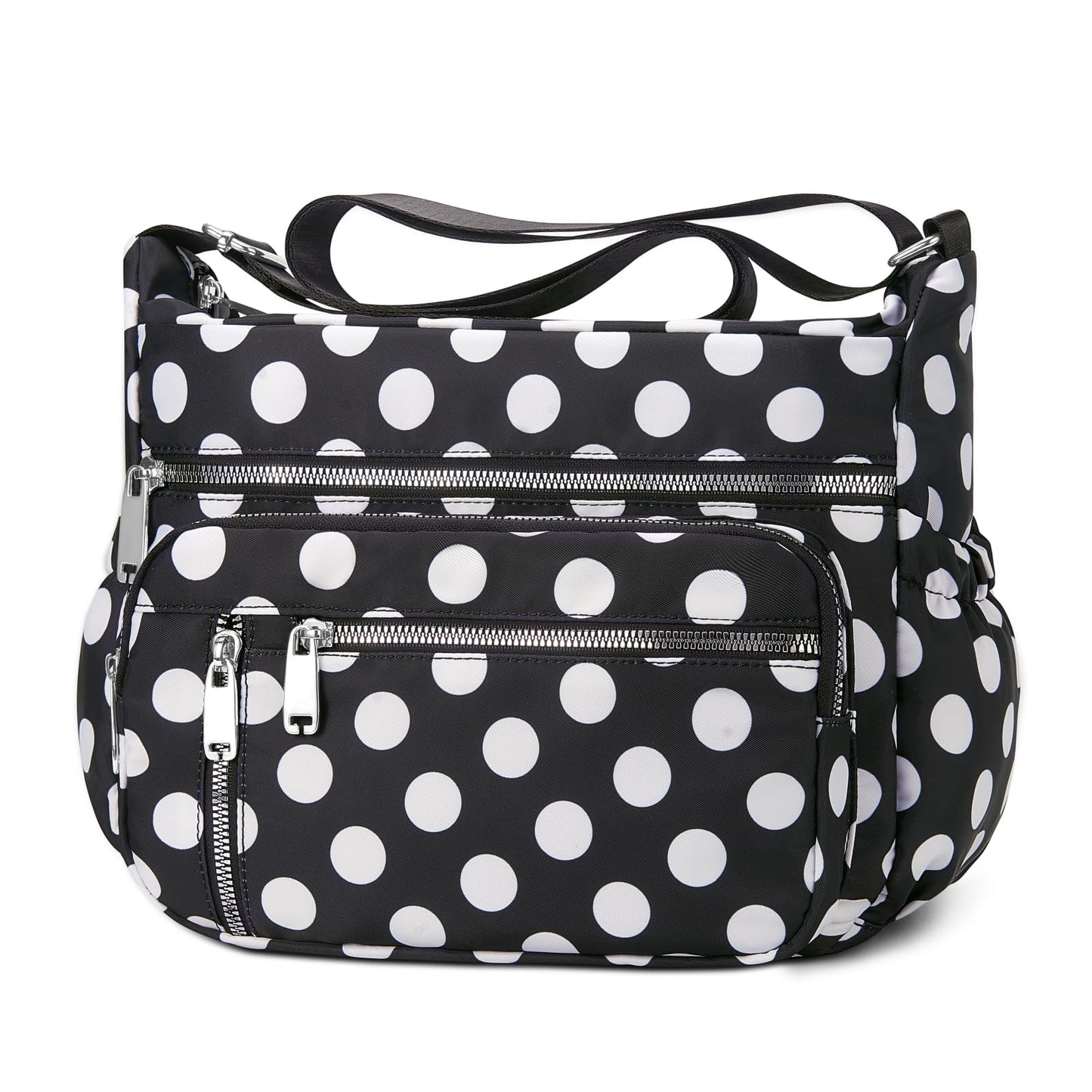 NPBAG Crossbody Bag for Women, Shoulder Purse Handbag Messenger Bag, Trendy Pocketbooks, Waterproof and Multi-Pockets