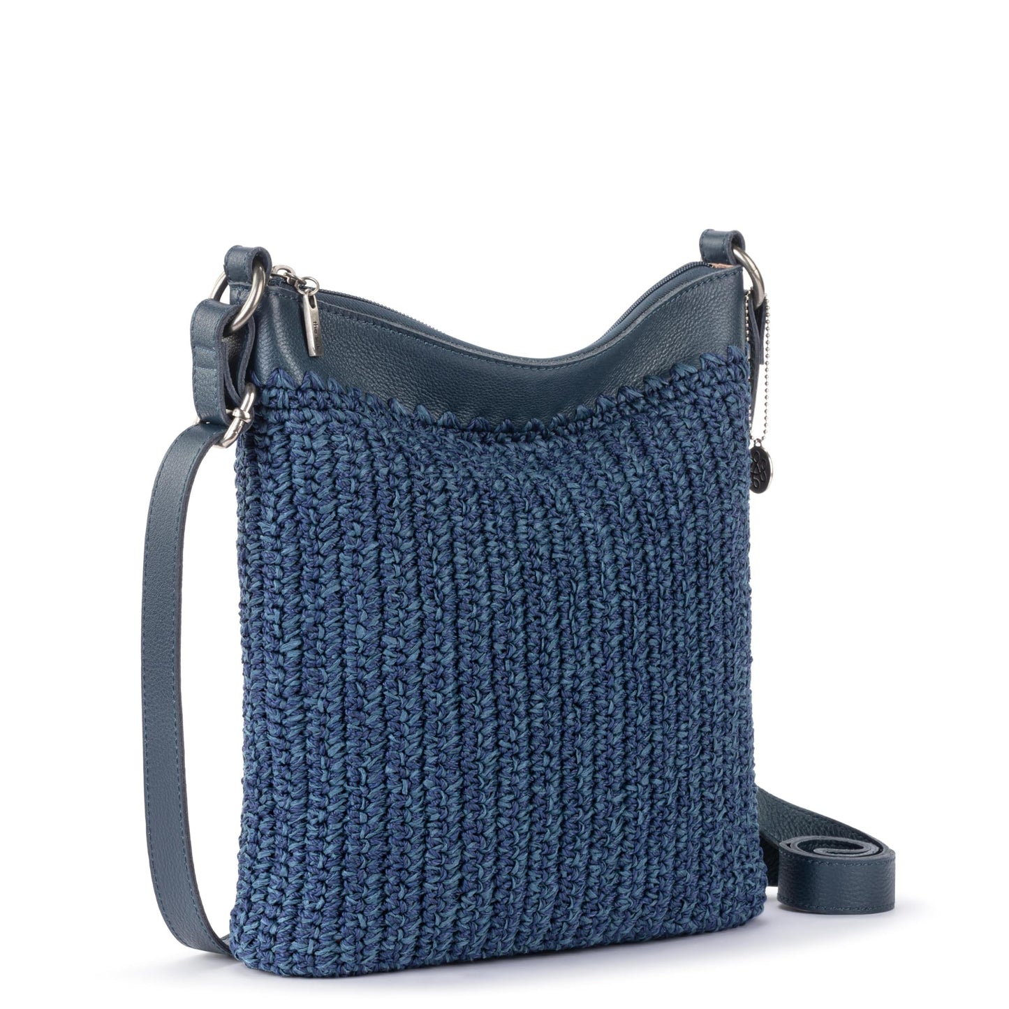 The Sak Lucia Crossbody Bag in Crochet, Convertible Purse with Adjustable Shoulder Strap