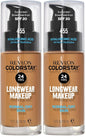 Revlon Liquid Foundation, ColorStay Face Makeup for Normal & Dry Skin, SPF 20, Longwear Medium-Full Coverage with Natural Finish, 240 Medium Beige, 1 Fl Oz