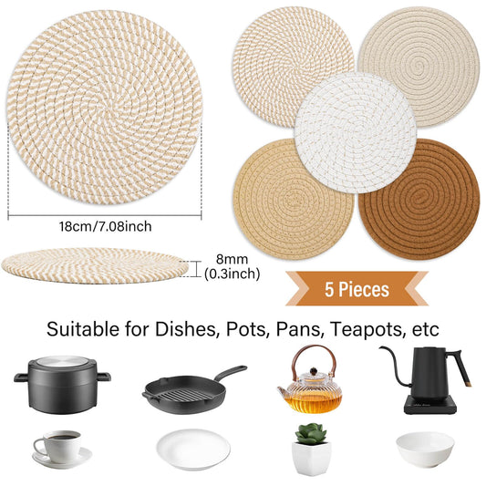 Tidponra Trivets Set for Hot Dishes