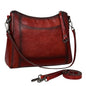Iswee Leather Crossbody Bags for Women Shoulder Purse Medium Hobo Genuine Leather Satchel Purses and Handbags