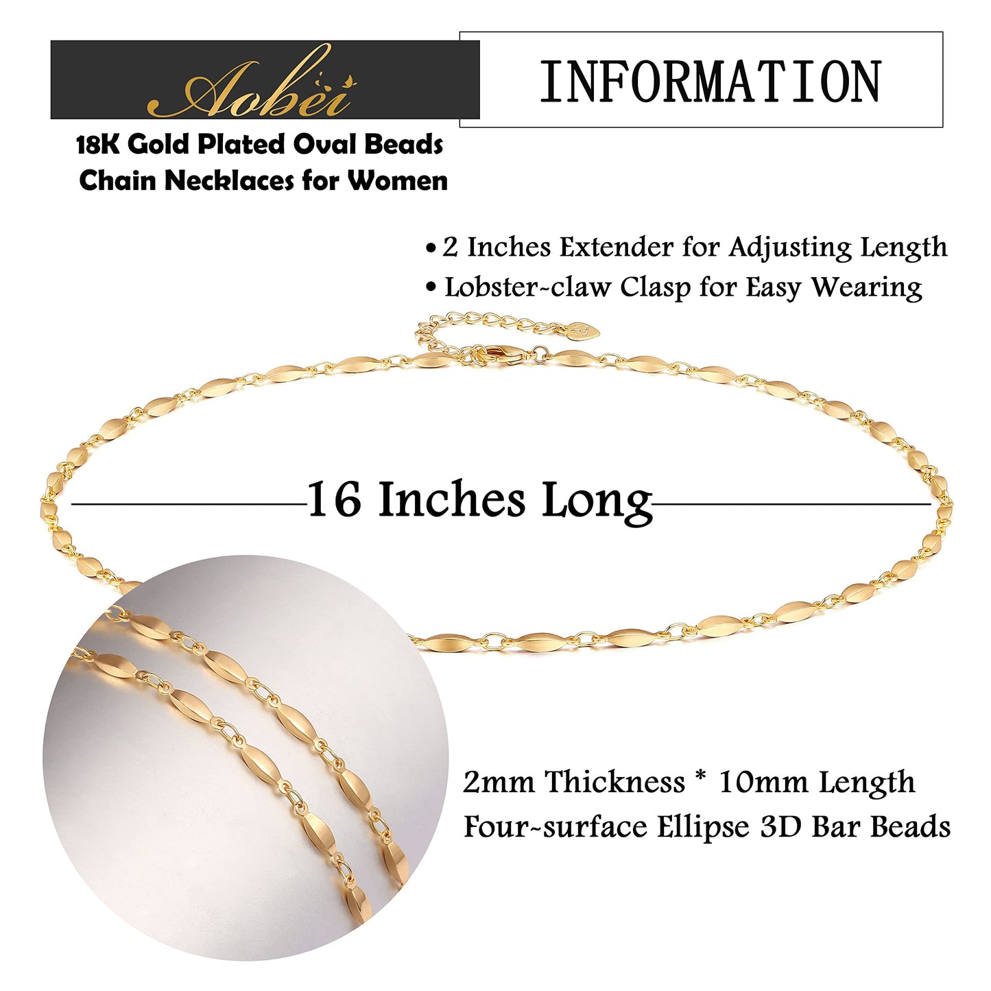 Aobei Pearl 18K Gold Plated Paperclip Chain Choker Satellite Chain Freshwater Cultured Biwa Pearl Pendant Necklace Dainty Turquoise Jewelry for Women