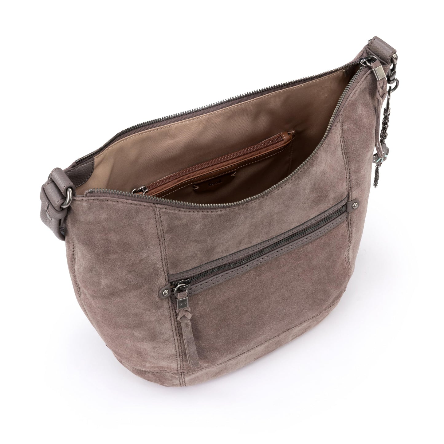 The Sak Sequoia Hobo Bag - Premium Large Leather Women's Handbag for Everyday & Travel - Durable Purse With Zipper Pocket