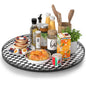AMH Lazy Susan Wooden Organizer for Table Top