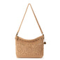 The Sak Lumi Convertible Crossbody Purse - Women's Handbag for Everyday & Travel, 3-in-1 Small Crossbody in Crochet & Leather