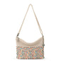 The Sak Lumi Convertible Crossbody Purse - Women's Handbag for Everyday & Travel, 3-in-1 Small Crossbody in Crochet & Leather