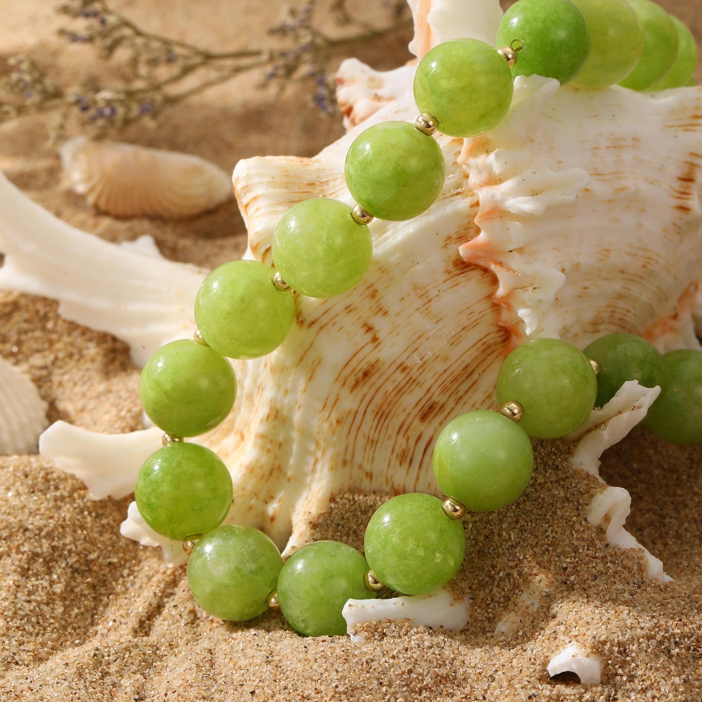 Colorful Beaded Necklace for Women Boho Statement Chunky Necklace Natural Stone Beads Gemstone Choker Necklaces Handmade Summer Beach Jewelry