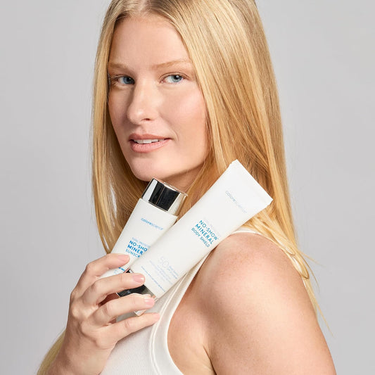 Total Protection® No-Show™ Body Shield SPF 50, Sheer White-Cast-Free Zinc Oxide, Environmental Defense Against Blue Light & Pollution, For All Skin Types, 6 fl. oz
