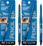 Revlon ColorStay Pencil Waterproof Eyeliner, Smudge-Proof, Eye Makeup with Built-In Sharpener, Long-Lasting, Matte Finish, 201 Black, 2 pack