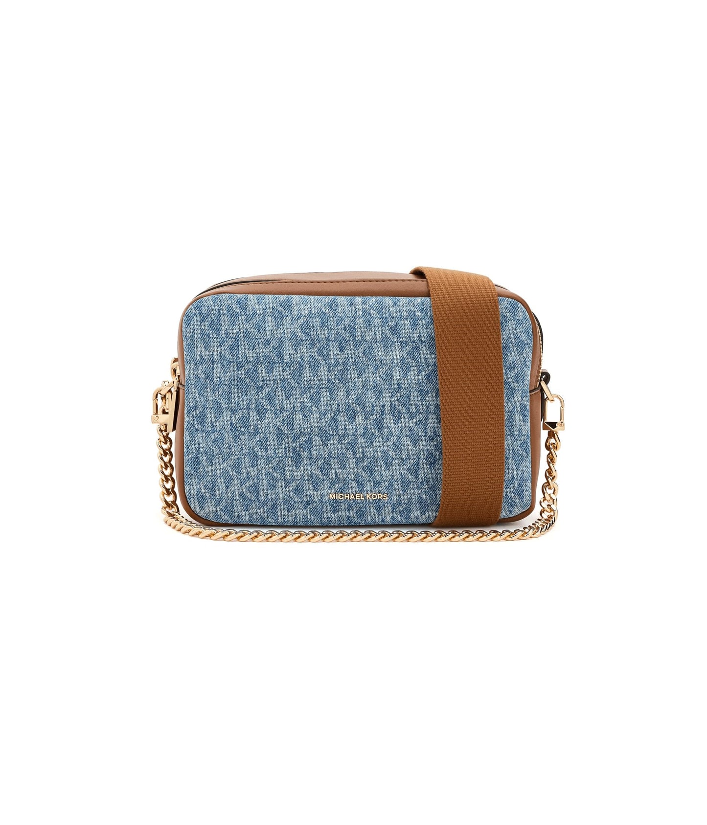 Michael Kors Bryant Medium Double Zip Chain Camera Crossbody Bag