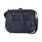 Oak Leathers Women's Crossbody Bag - Genuine Leather Crossover Shoulder Purse With Adjustable Sling Strap - Medium Size