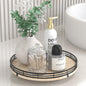AMH Lazy Susan Wooden Organizer for Table Top