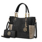 MKF Collection Tote Bag for Women, Handbag Set with Wallet-Top-Handle Bag Vegan Leather Purse by Mia K