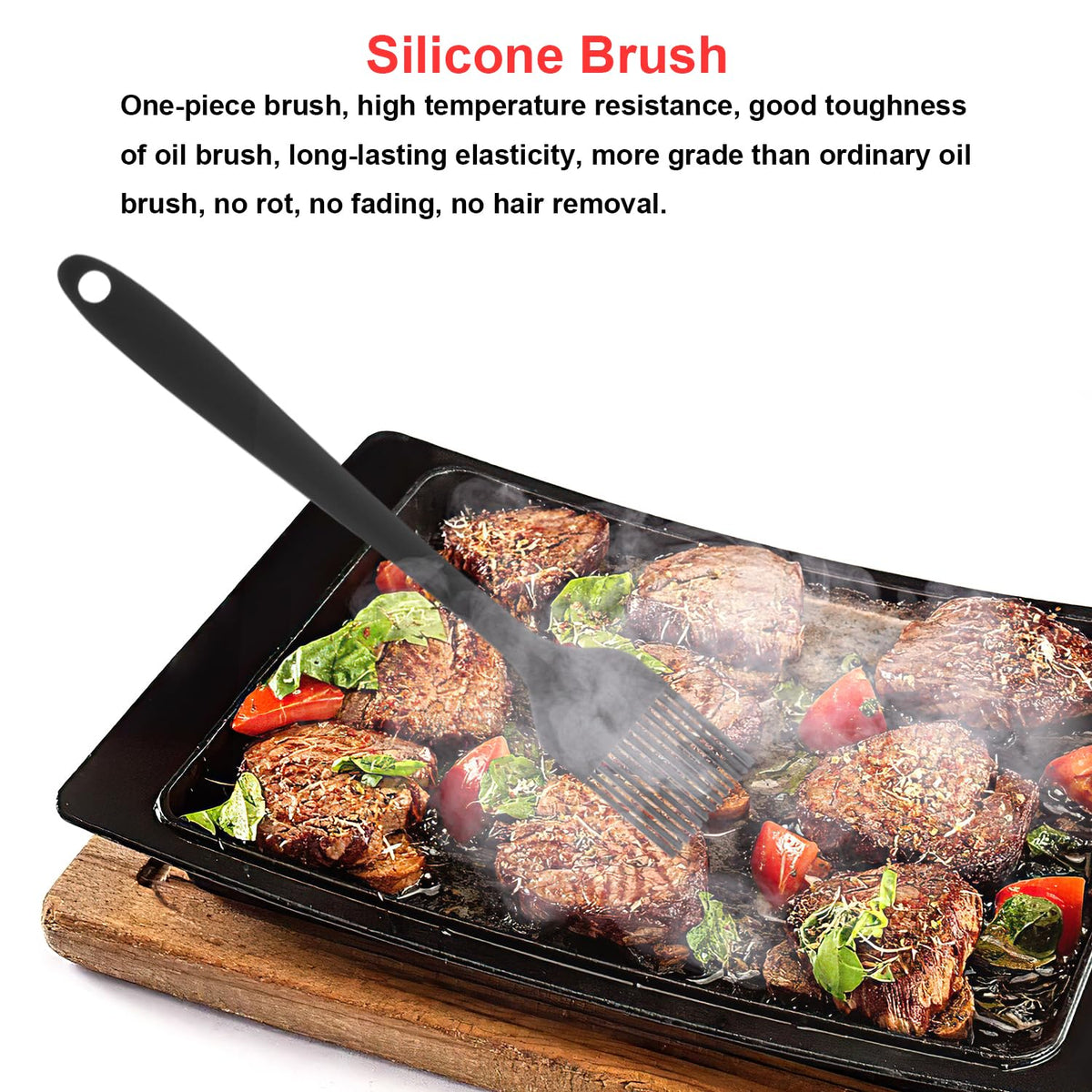 Silicone Spatulas Set, Rubber Spoon Spatula Heat Resistant Spoonula One Piece Design Seamless Spatula Non-Stick Scrapers Baking Mixing Tool