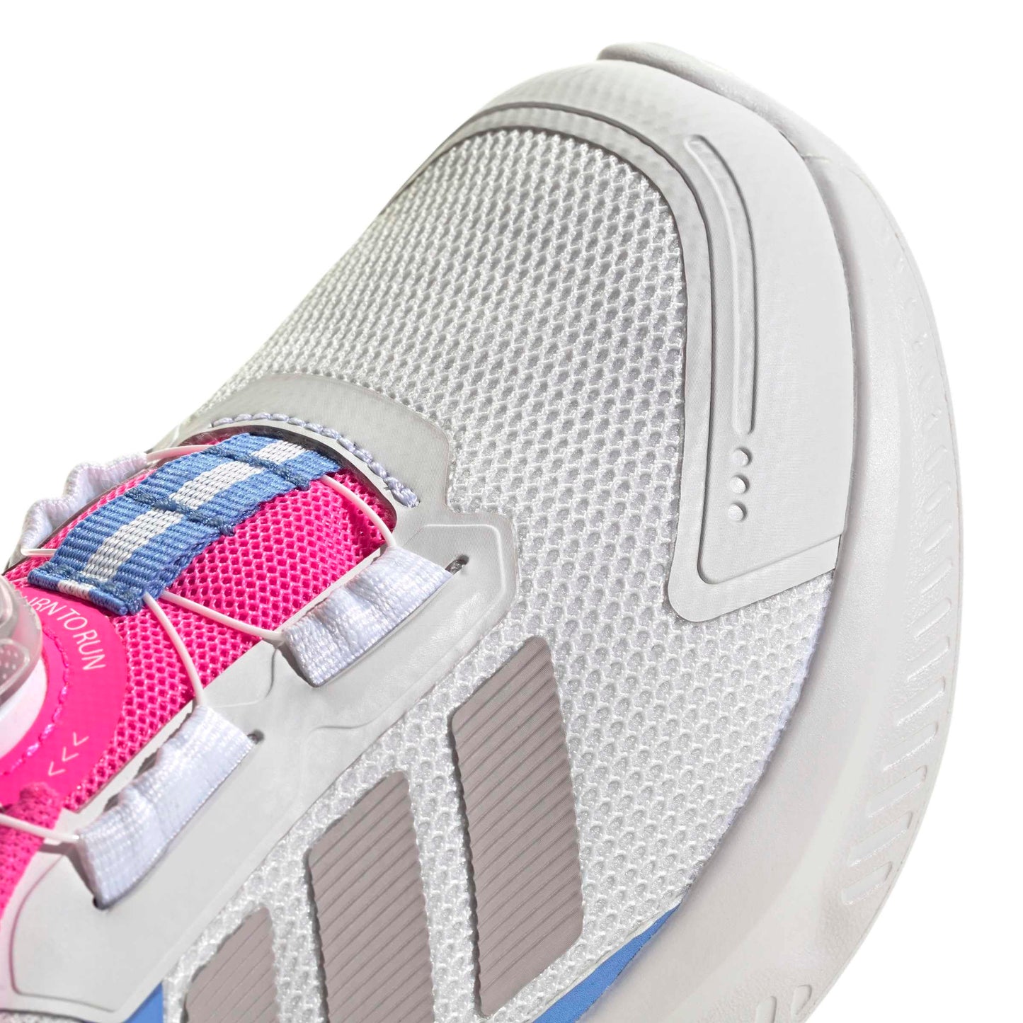 adidas Unisex-Kids Fortarun 4.0 BOA, Crystal White/Grey/Lucid Pink, 13adidas Unisex-Kids Fortarun 4.0 BOA, Crystal White/Grey/Lucid Pink, 13