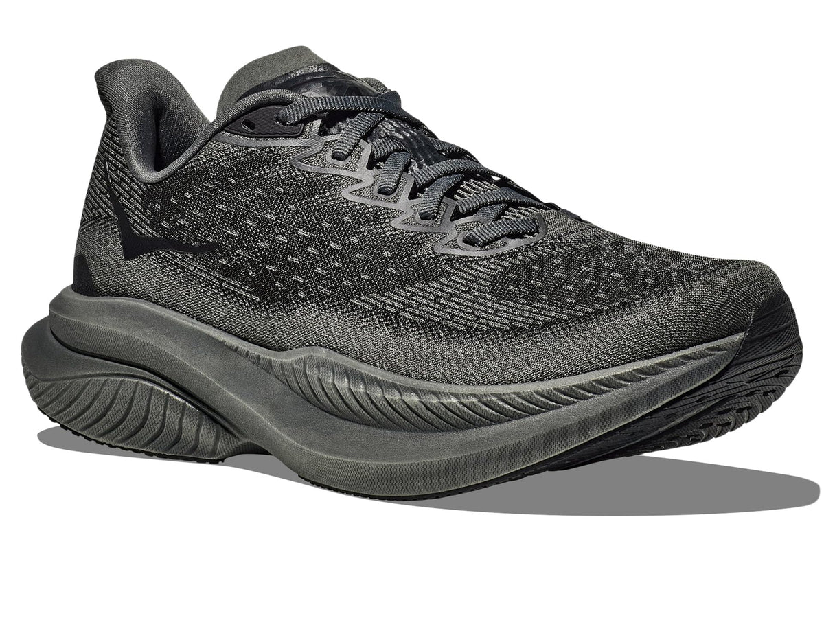 Hoka Men's Mach 6 Black/Black 13 MediumHoka Men's Mach 6 Black/Black 13 Medium