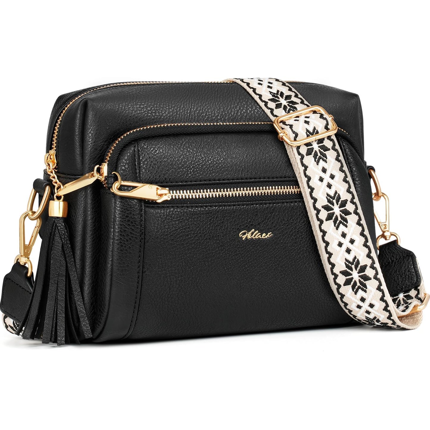 Checkered Crossbody Bag Anti Theft Spacious Bum Bags for Women Nylon Fanny Packs Lightweight Purse Wallet for Travel