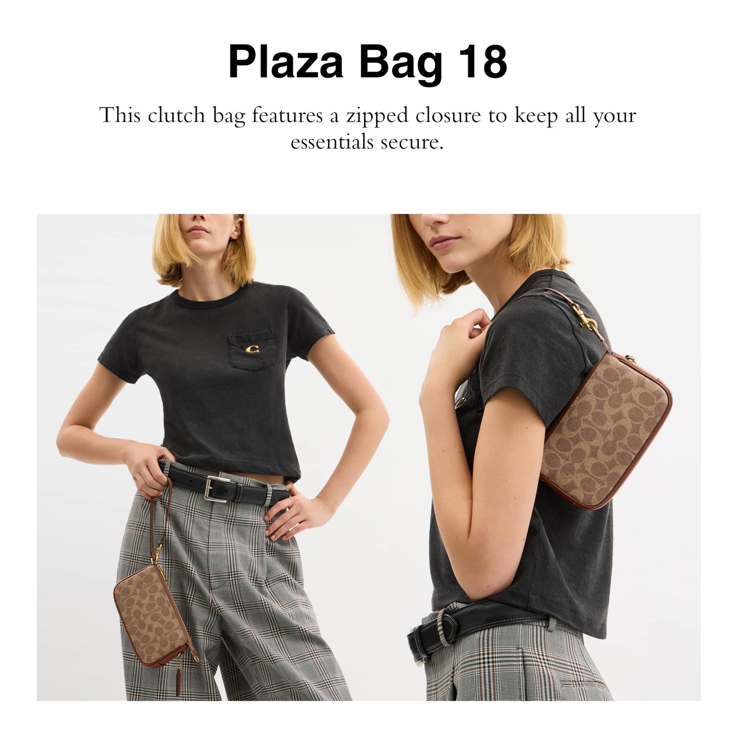 Coach Women’s Plaza Bag 18