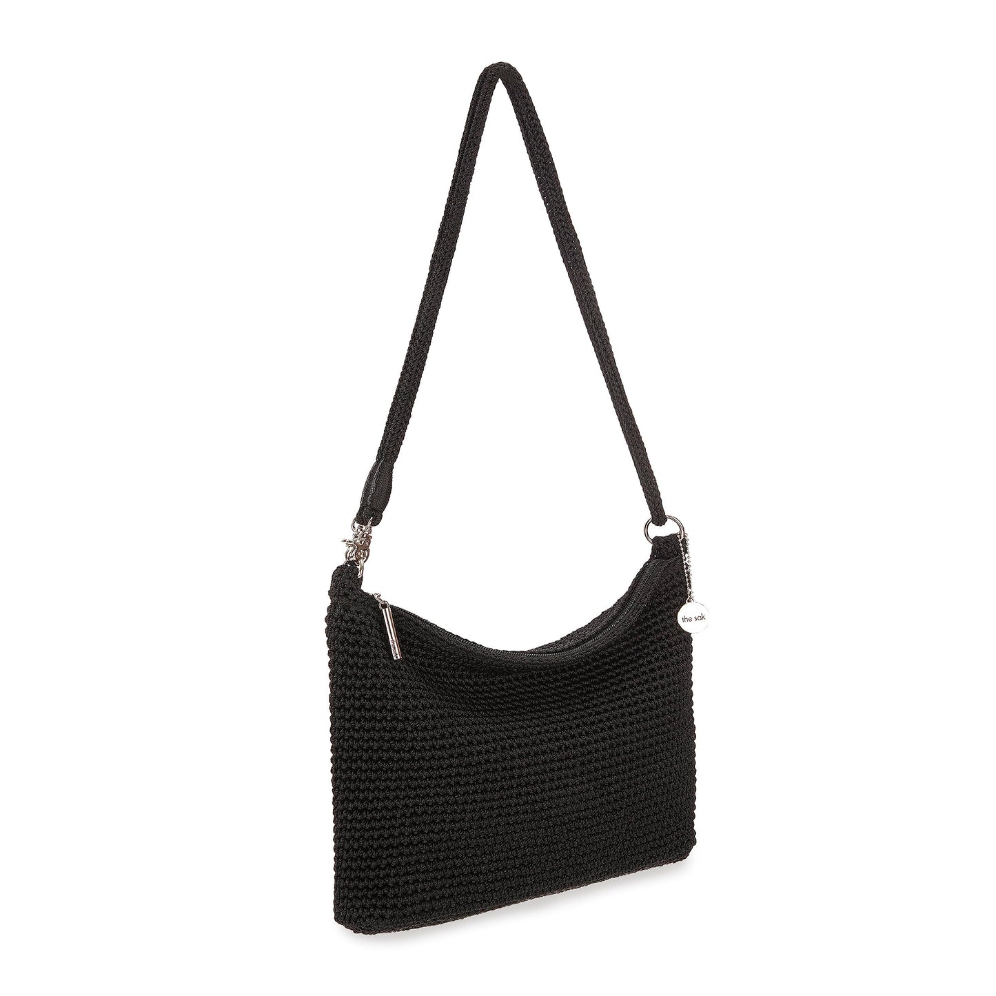 The Sak Lumi Convertible Crossbody Purse - Women's Handbag for Everyday & Travel, 3-in-1 Small Crossbody in Crochet & Leather