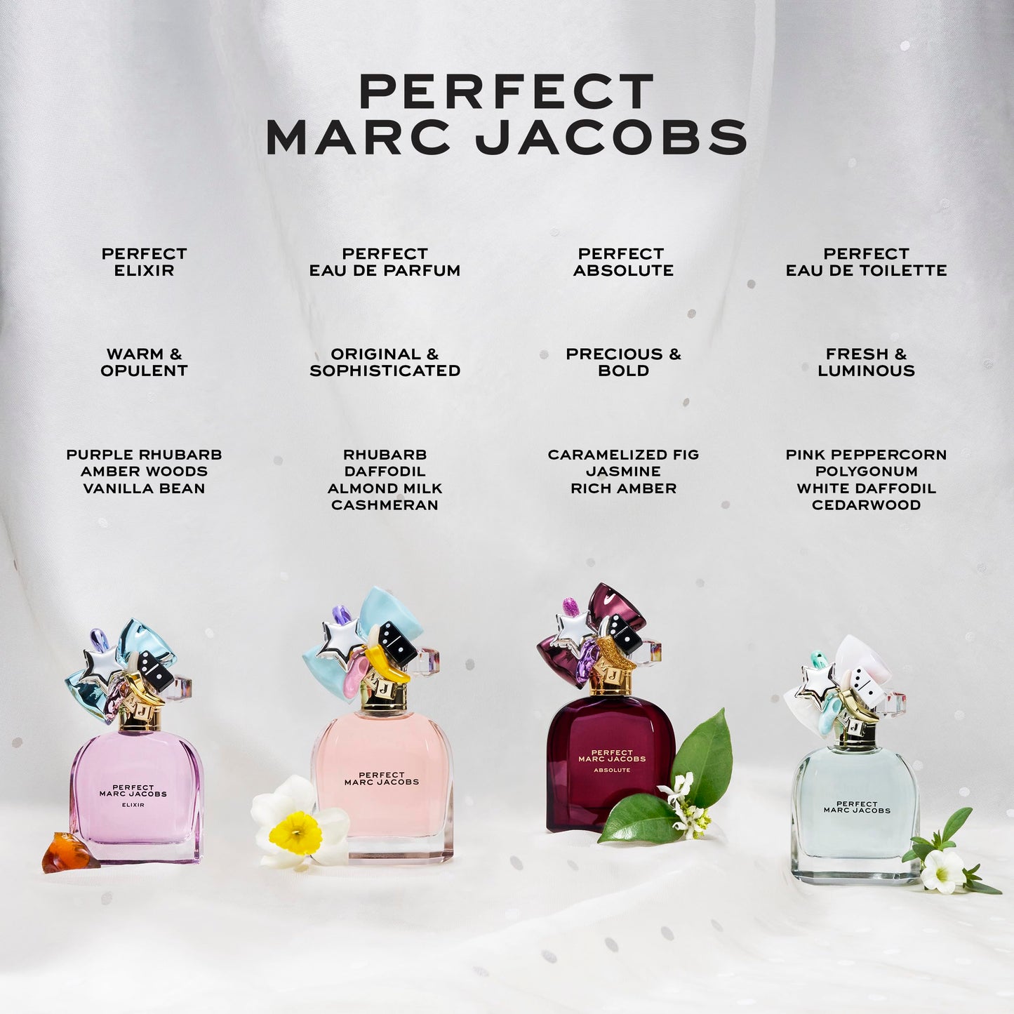 Marc Jacobs Perfect Eau de Parfum – Floral Women's Perfume – With Notes of Rhubarb, Daffodil