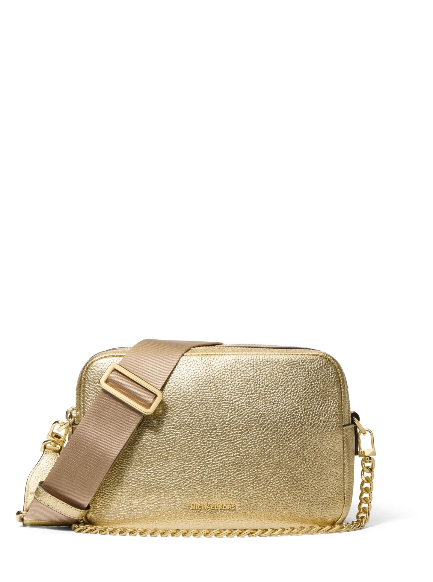 Michael Kors Bryant Medium Double Zip Chain Camera Crossbody Bag