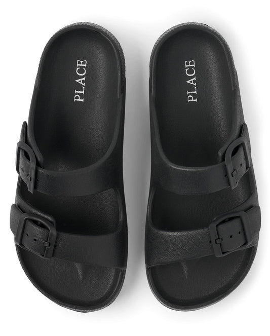 The Children's Place,Boys Double Buckle Slide Sandals,Navy,Big Kid,1The Children's Place,Boys Double Buckle Slide Sandals,Navy,Big Kid,1