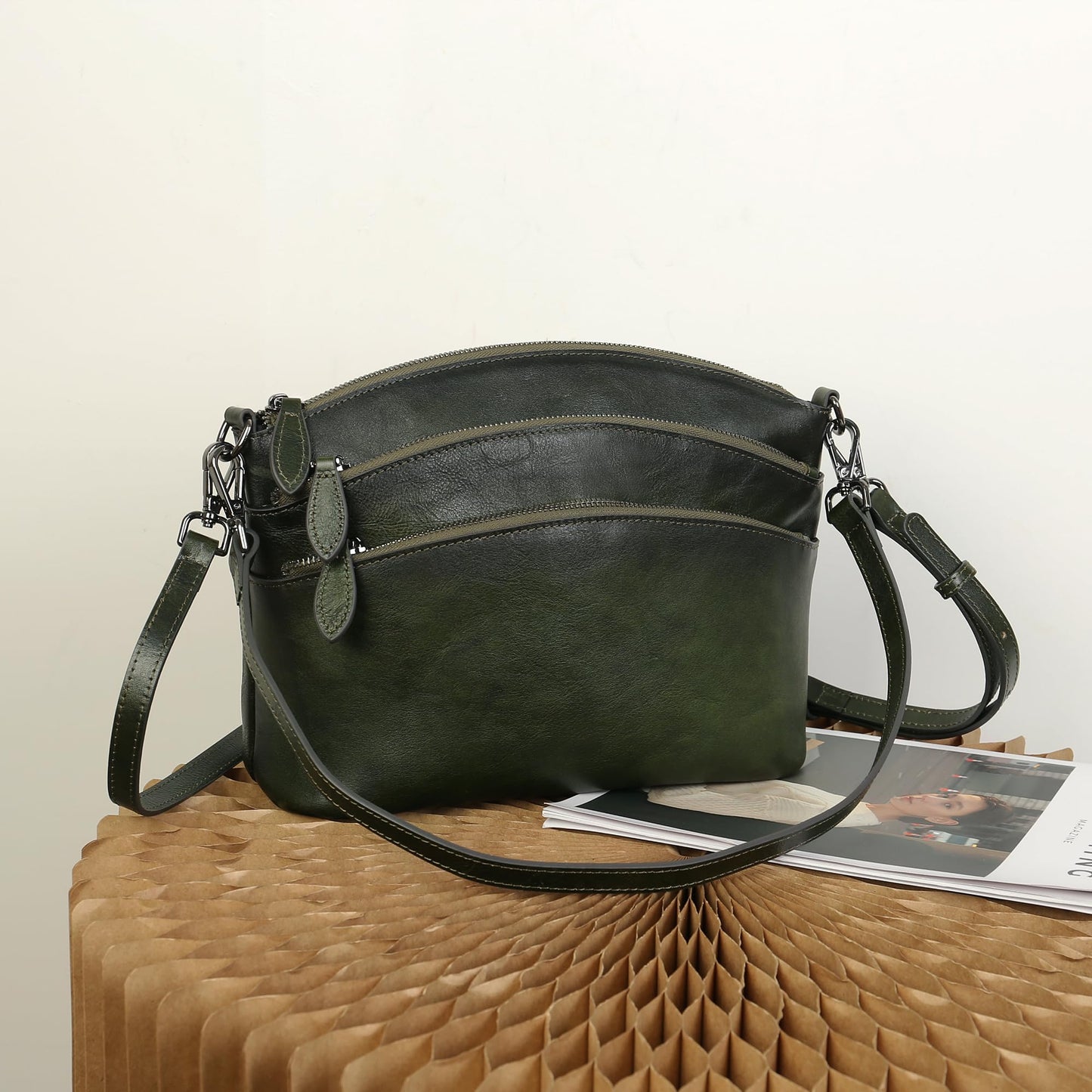 Genuine Leather Purses for Women Vintage Crossbody Bags for Women Hand Bags Women's Shoulder Handbags | Genuine Leather