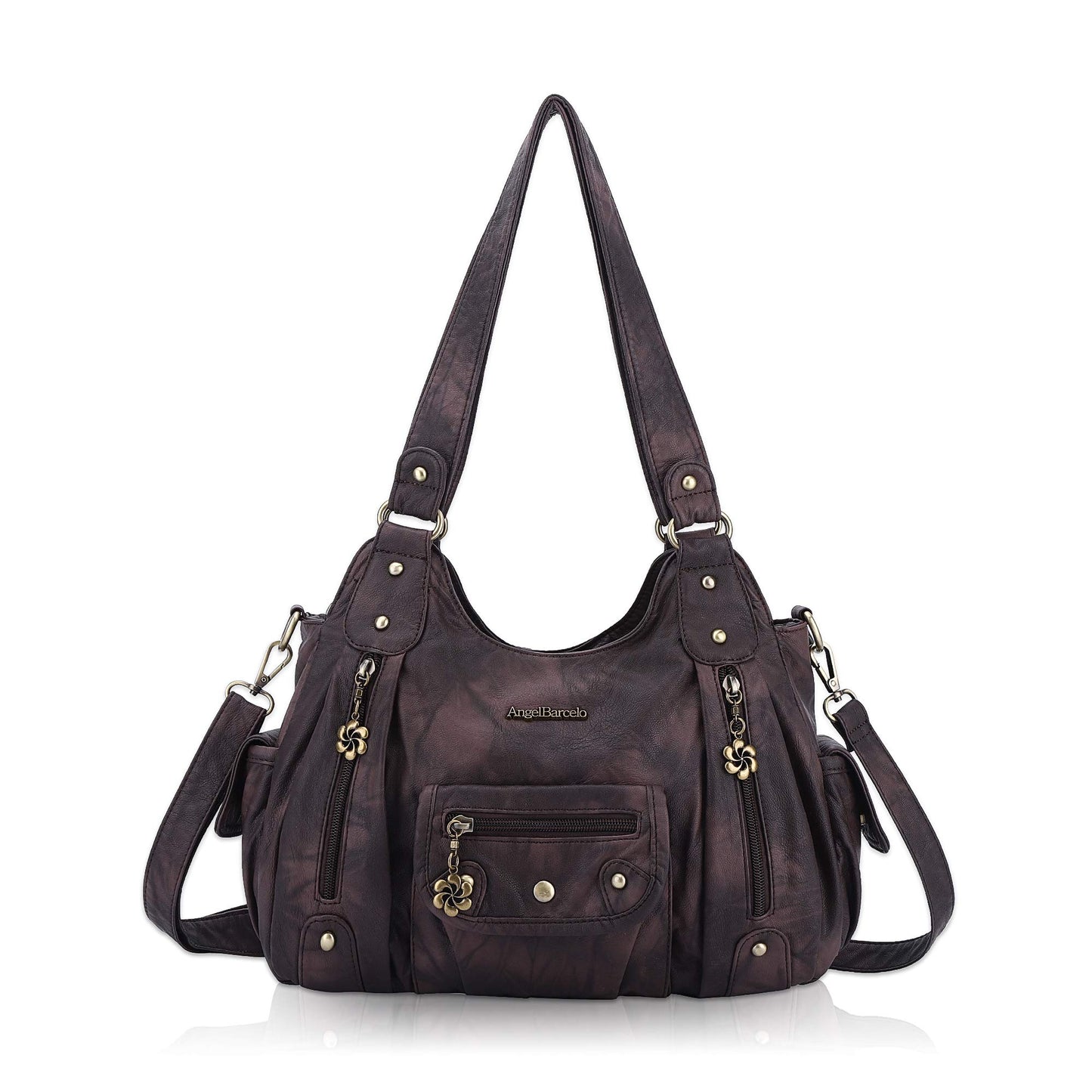 Angel Barcelo Purses for Women Soft PU Leather Shoulder Bag Crossbody Purse and Handbags