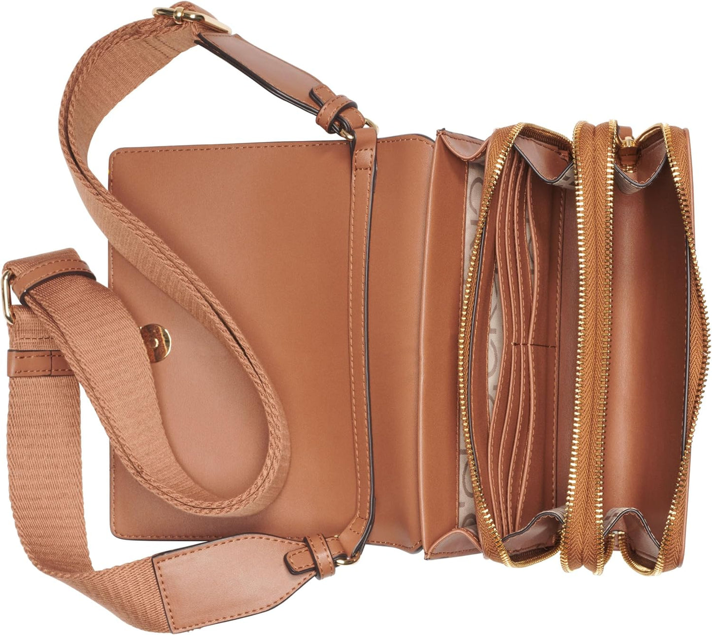Calvin Klein Women's Millie Triple Compartment Camera Bag Crossbody