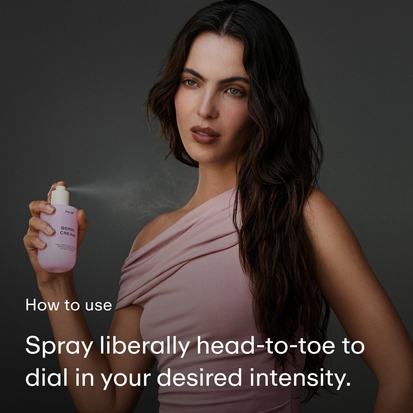 PHLUR Vanilla Skin Body Mist, 8 Fl Oz - Hair and Body Perfume for Women | Vanilla Perfume Body Spray with Pink Pepper, Cashmere Wood & Sandalwood Fragrance