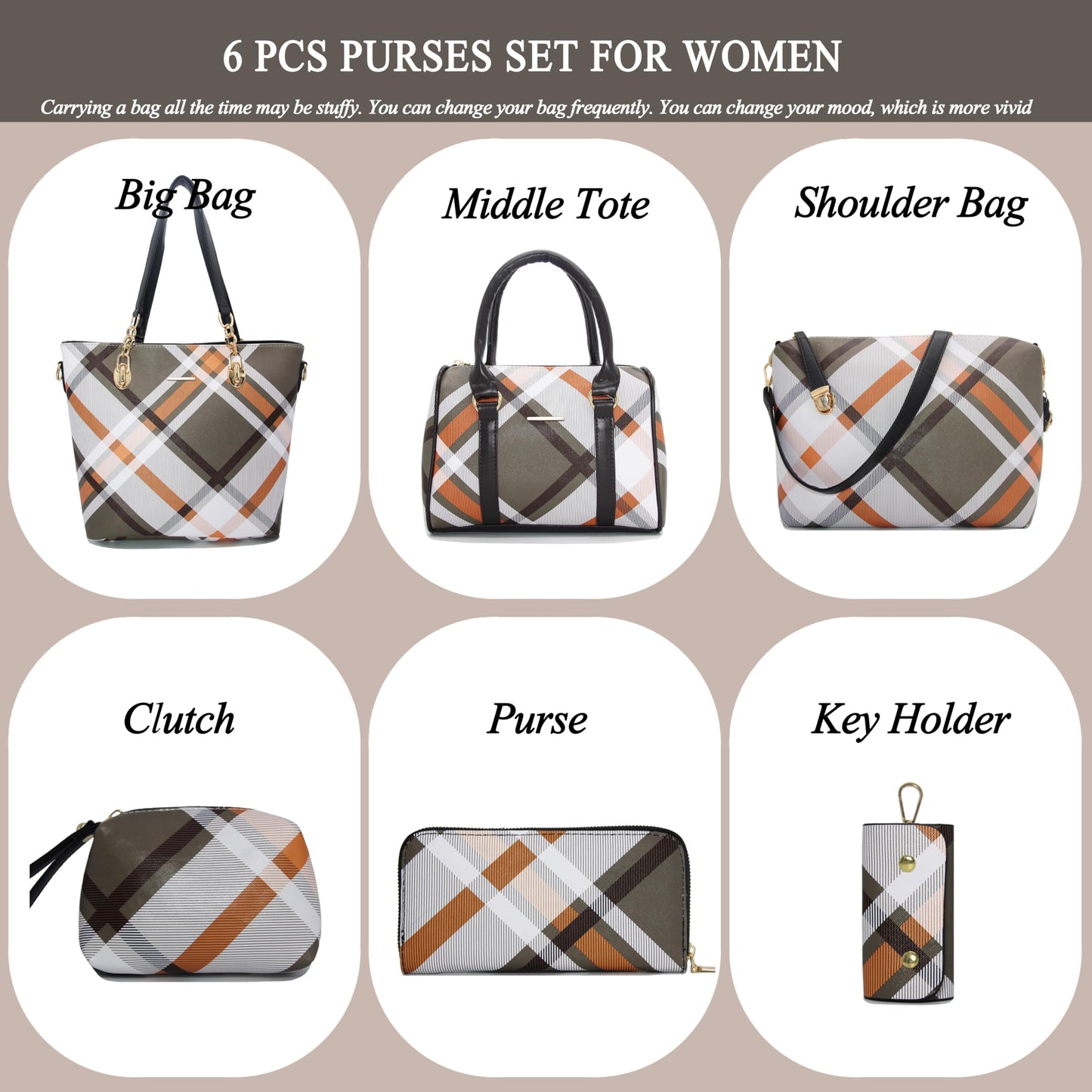 2E-youth Designer Purses and Handbags for Women Satchel Shoulder Bag Tote Top Handle Bag