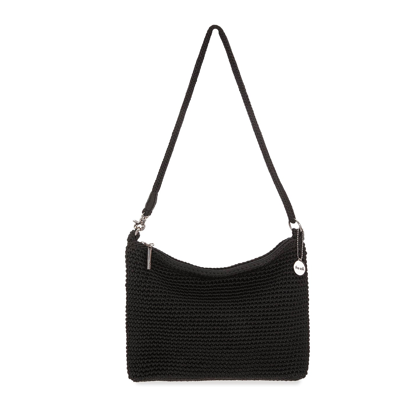 The Sak Lumi Convertible Crossbody Purse - Women's Handbag for Everyday & Travel, 3-in-1 Small Crossbody in Crochet & Leather